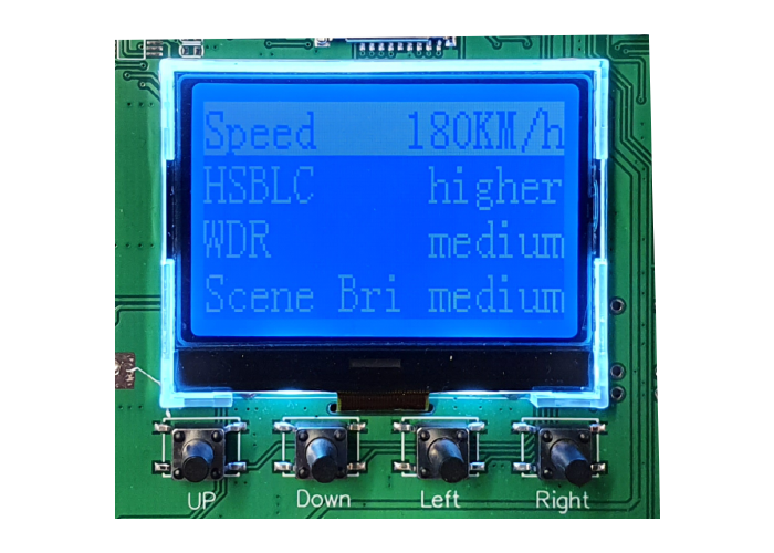 LPR telecamere con LCD